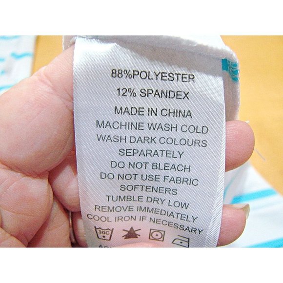 FootJoy FJ Mens Striped Golf Polo Shirt Royal Regina Golf Club White & Blue Sz L - Picture 6 of 10